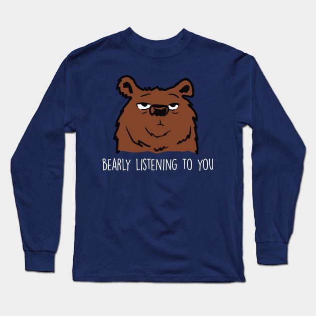 Sorry what did you say Long Sleeve T-Shirt by joefixit2